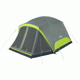 Coleman Skydome&trade; 6-Person Camping Tent w/Screen Room - Rock Grey