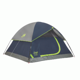 Coleman Sundome&reg; 2-Person Camping Tent - Navy Blue &amp; Grey